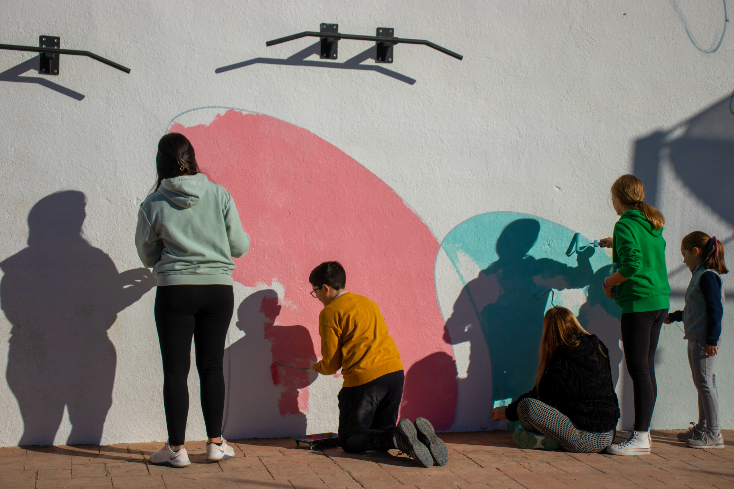 Mural participativo Villagordo - Jaen | Imperdible.art