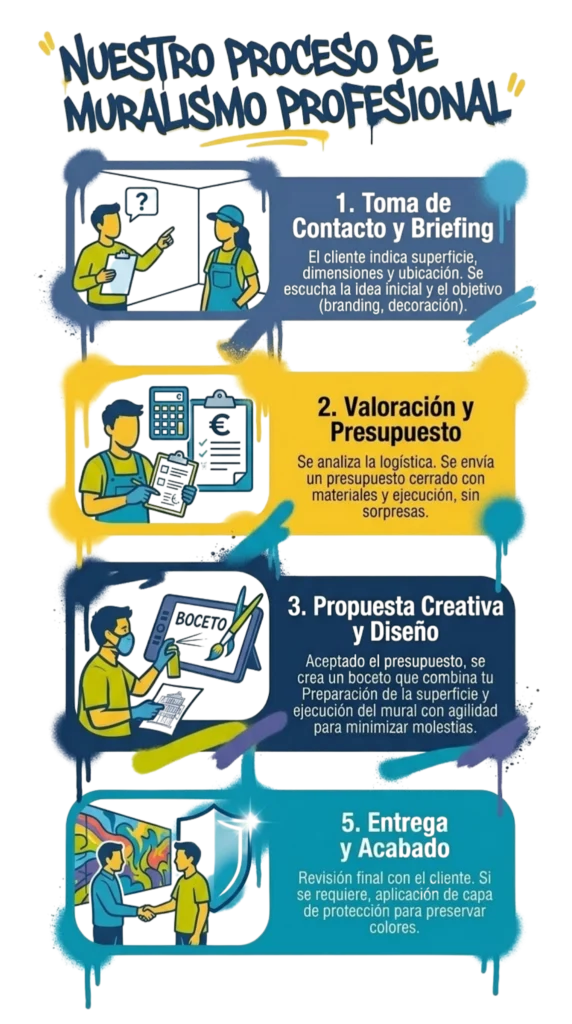 Proceso creativo para graffitis en persianas (v)