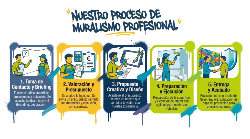 proceso creativo graffitis en persianas