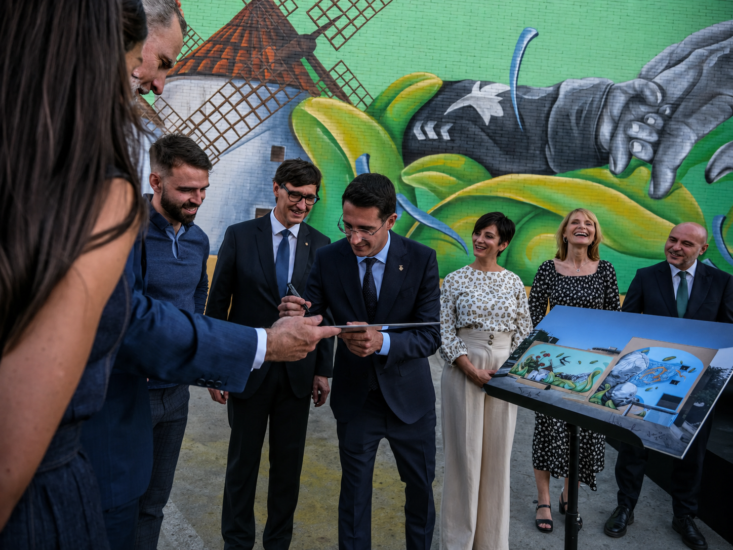 Proyecto institucional con artista profesional
