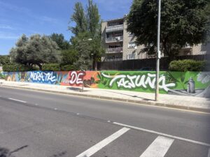 Mural participativo en Morata de Tajuña